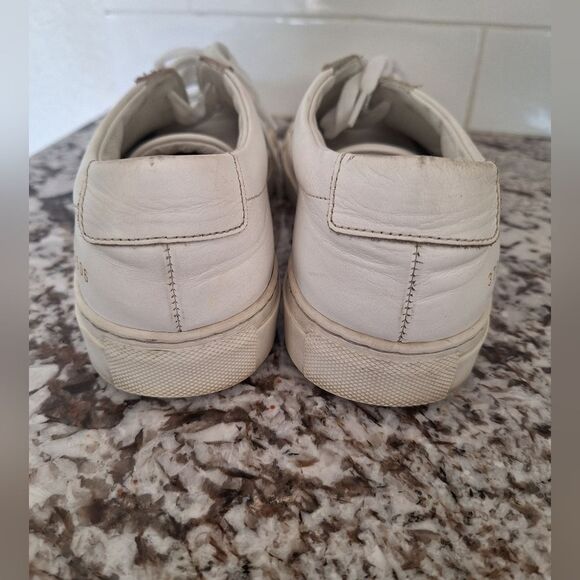 Women by Common Projects - White Low Achilles Leather Trainers - Size 38 (8 USA) - Picture 3 of 11